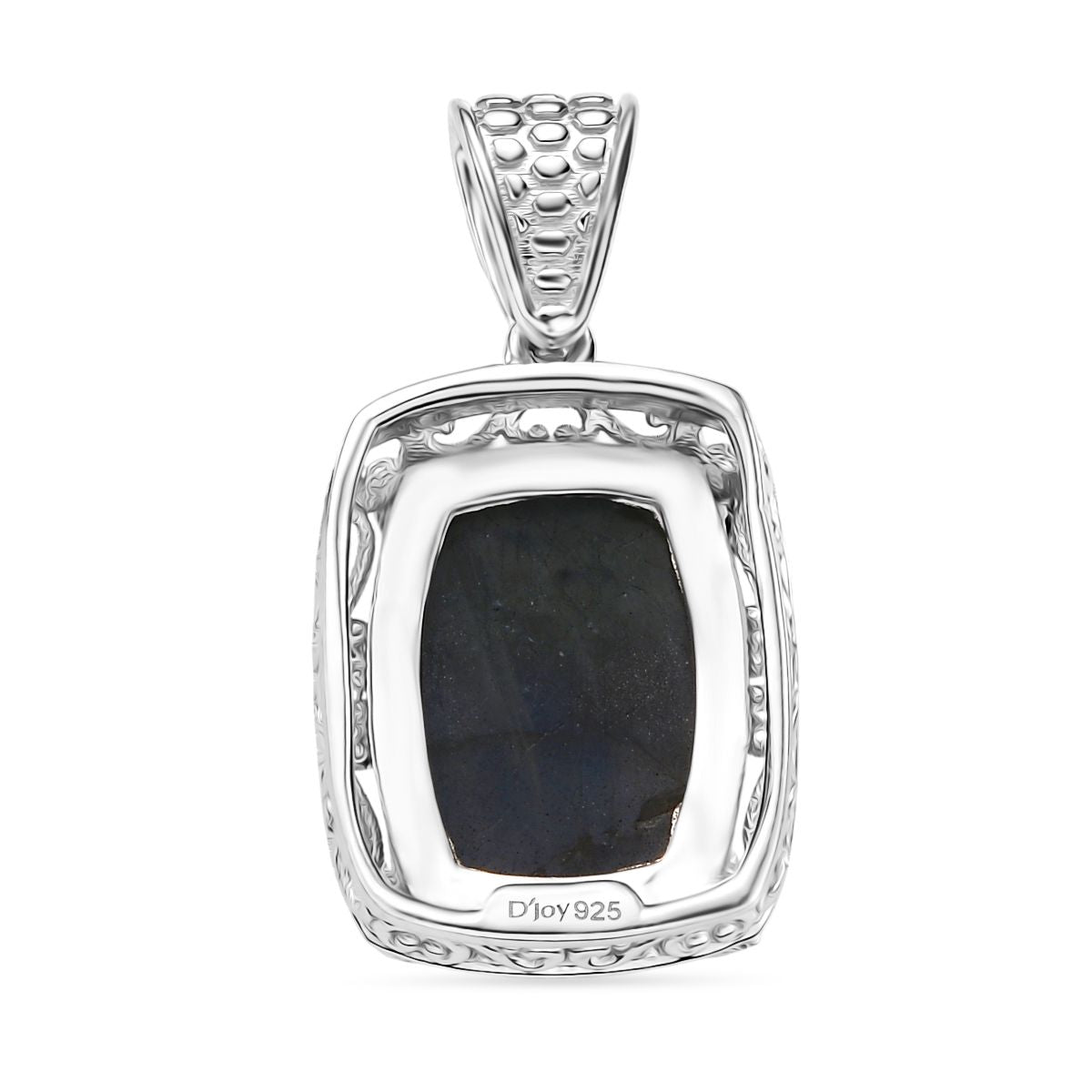 D'Joy AAA Labradorit Anhänger 925 Silber rhodiniert ca. 7.23 ct