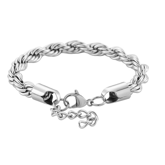 316L Edelstahl IP-Gelbbeschichtung Armband ca. 19 cm ca. 27,50g