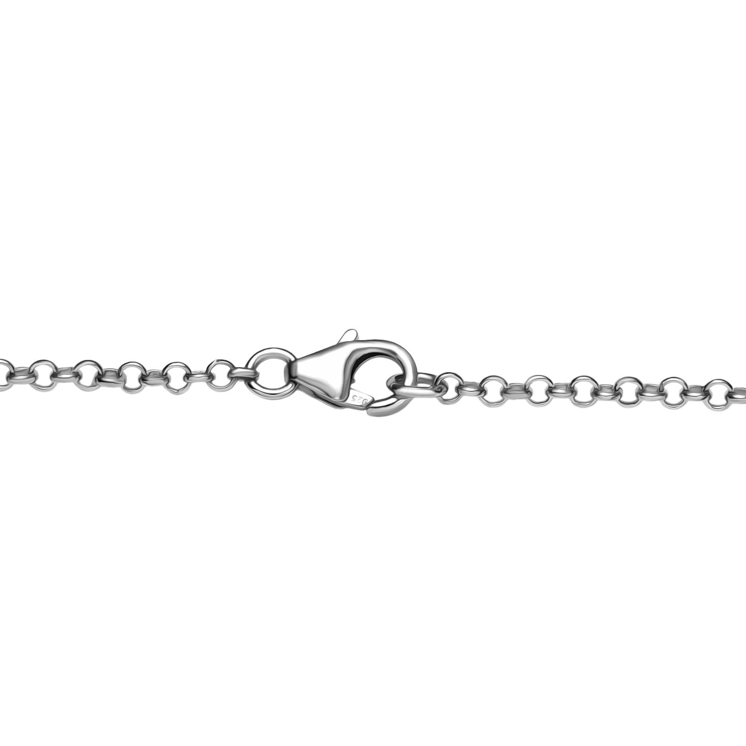 D'Joy AAA Labradorit, Süßwasser Perle (9x7mm) Halskette ca. 45 cm 925 Silber rhodiniert 32.56 ct