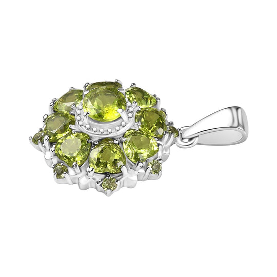 Peridot Anhänger Edelstahl ca. 5.33 ct