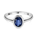 D'Joy AA Natürlicher Kaschmir-Kyanit Ring 925 Silber rhodiniert (Größe 20.00) ca. 1,74 ct
