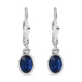 D'Joy AA Natürlicher Kaschmir-Kyanit Ohrringe 925 Silber rhodiniert ca. 2,07 ct.