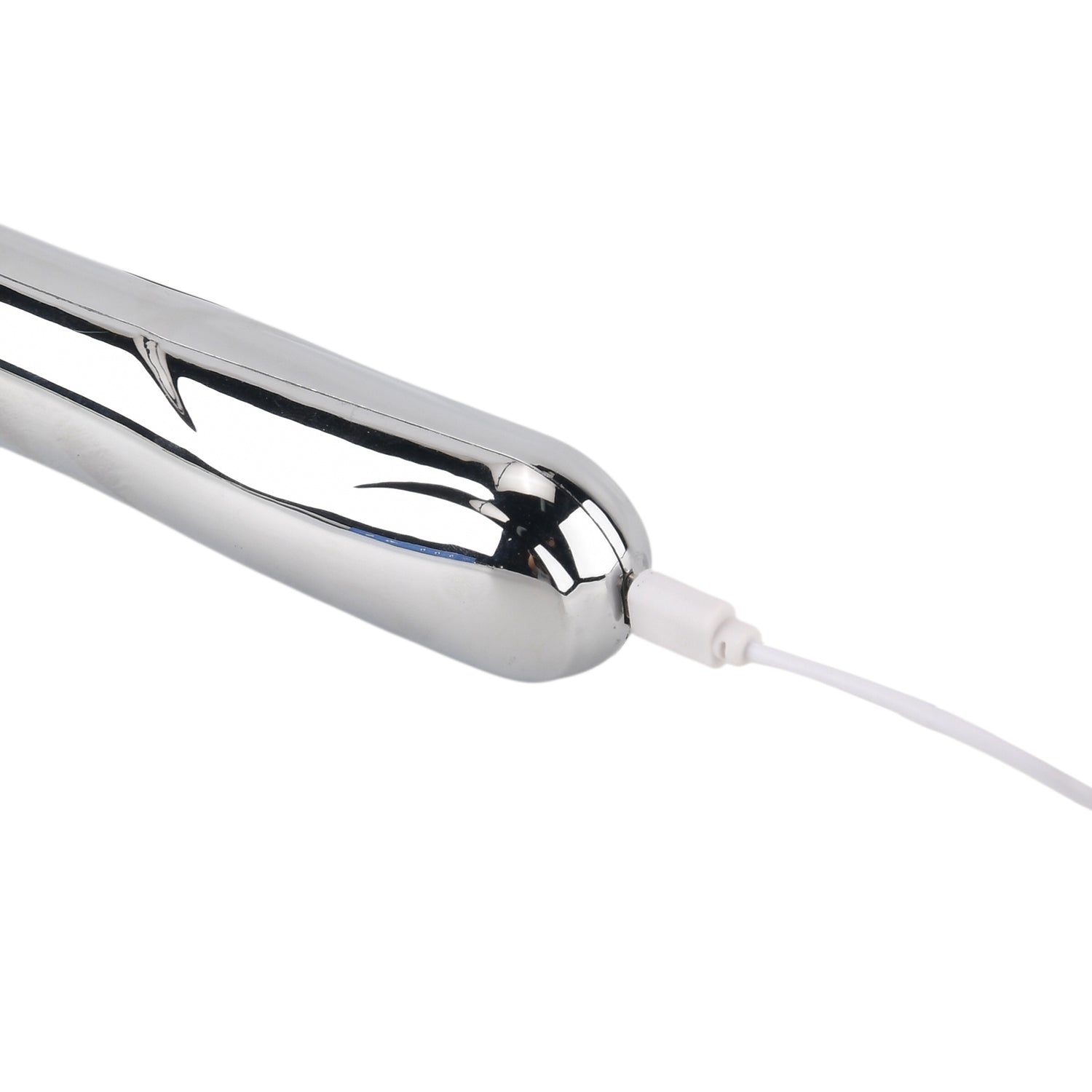 Akupunktur Meridian Stift mit Mikrostrom, wiederaufladbar, 9 Intensitätsstufen, Silber
