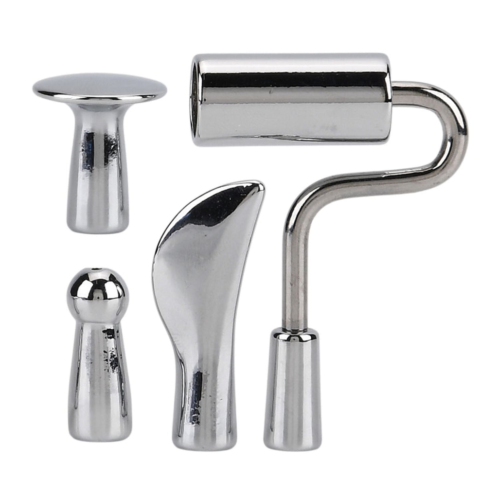 Akupunktur Meridian Stift mit Mikrostrom, wiederaufladbar, 9 Intensitätsstufen, Silber
