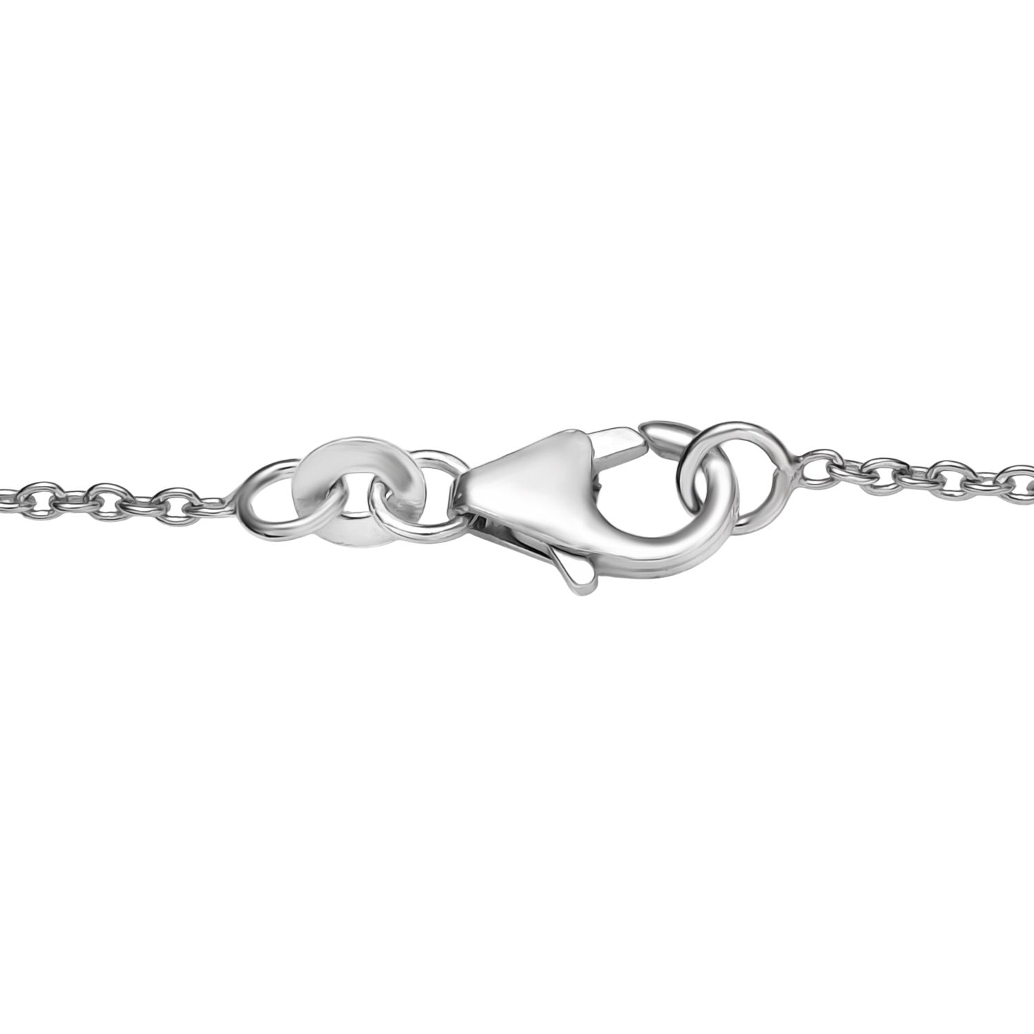 D'Joy Elite Shungit Halskette ca. 45 cm 925 Silber rhodiniert ca. 10,28 ct.