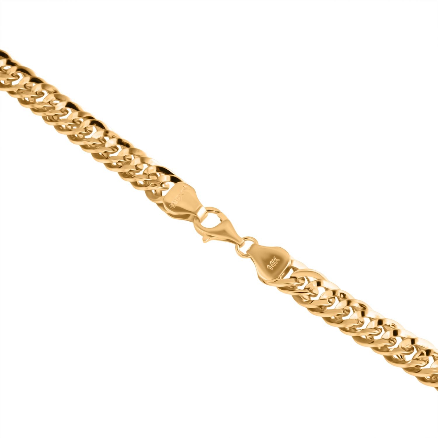 LUXORO 50cm Panzerkette in 585 Gold - 15,40 Gramm