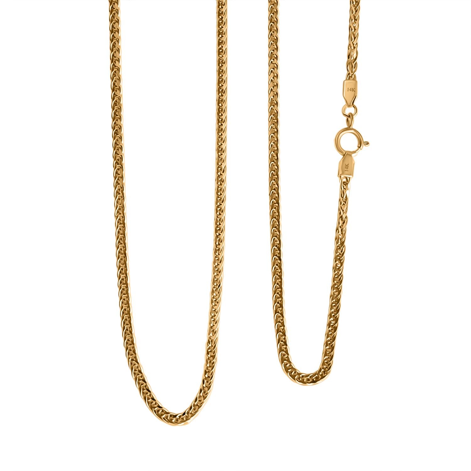 LUXORO 585 Gold Spiga Halskette ca. 50 cm ca. 1,93g