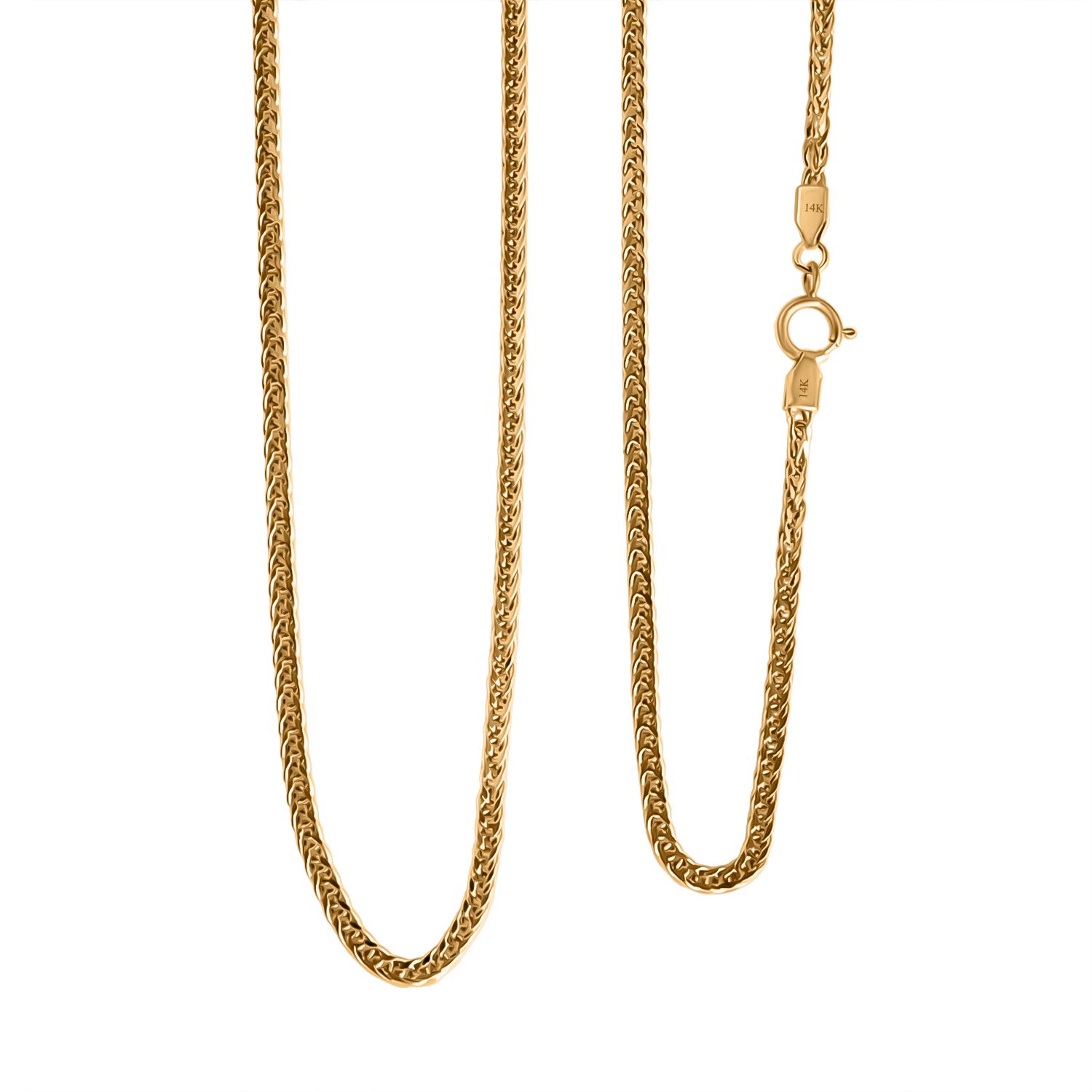 LUXORO 585 Gold Spiga Halskette ca. 50 cm ca. 1,93g