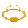 Honig Jade Armband Flexibles  ca. 60.00 ct