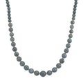 D'Joy EXTREM SELTEN - Natürlicher Olmek Jadeit Halskette ca. 50 cm 925 Silber vergoldet ca. 400.00 ct