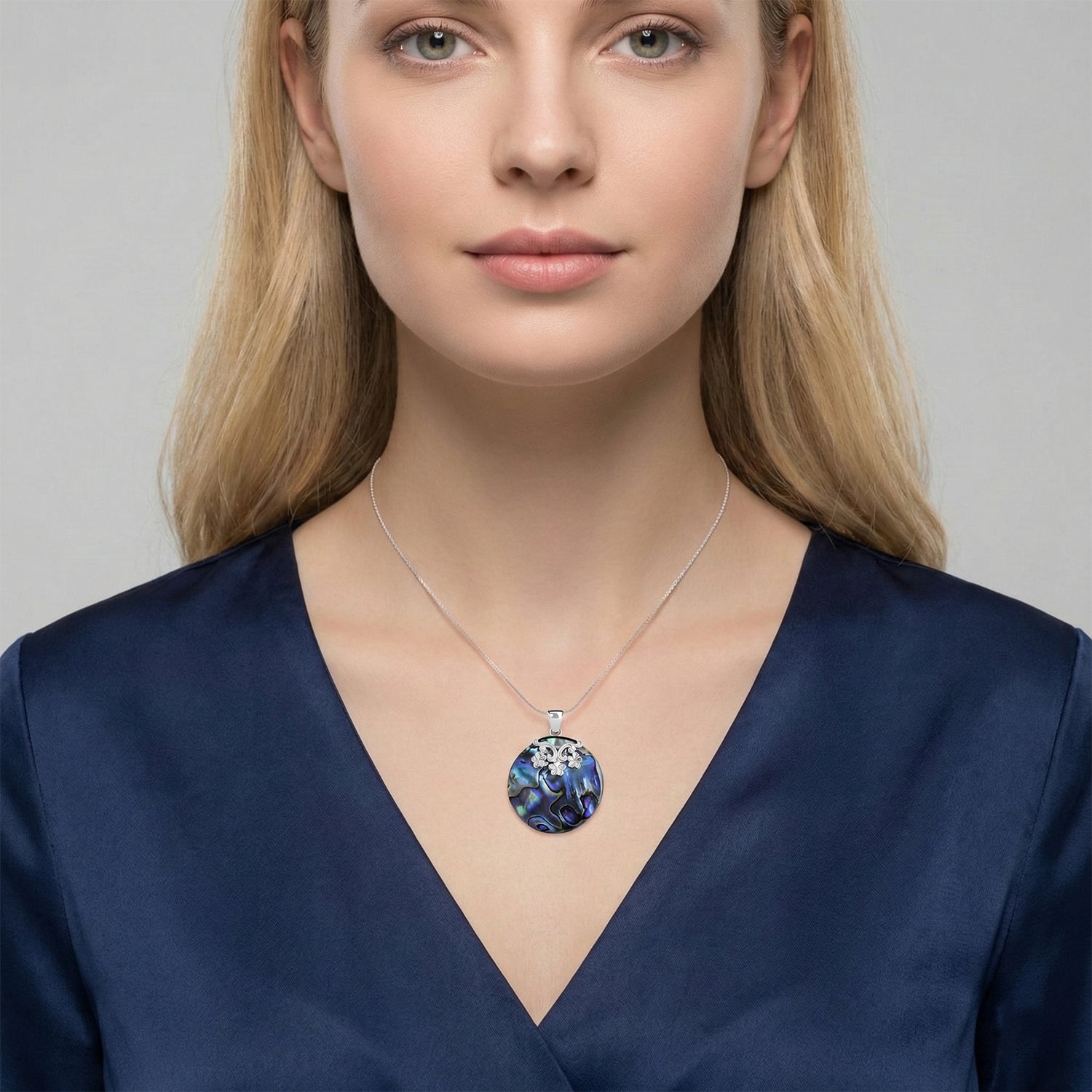 Royal Bali - Abalone Muschel Anhänger, 925 Silber