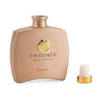 Kerzenset mit Duftstäbchen und Raumspray, Gold, 5 % Parfümanteil, Raumspray 100 ml, Duftkerze im weißen Glas mit 100 g Paraffinwachs, Duftnote: Champagner