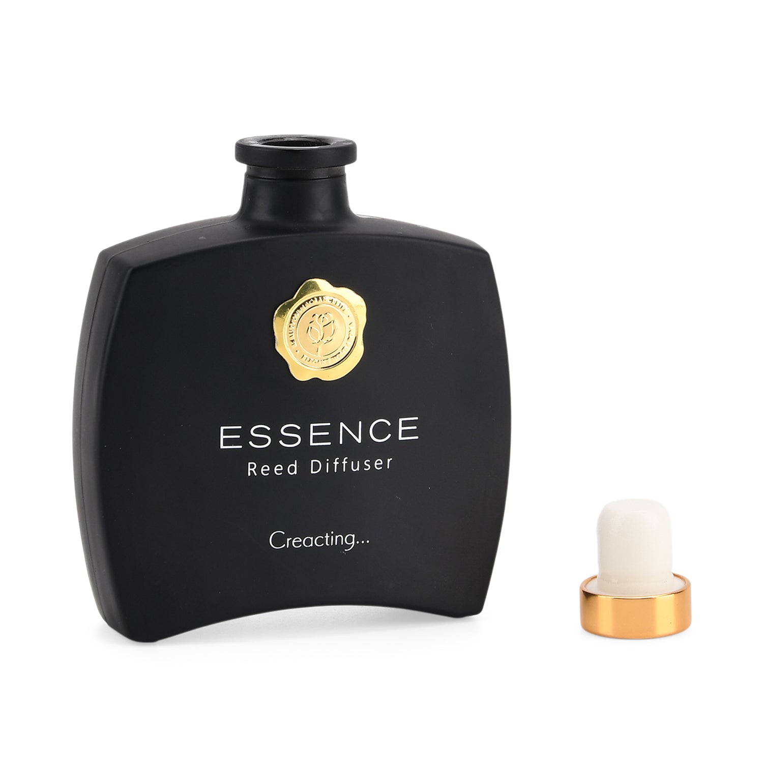 Kerzenset mit Duftstäbchen und Raumspray, Schwarz, 5 % Parfümanteil, Raumspray 100 ml, Duftkerze im Glas mit 100 g Paraffinwachs, Duftnote: English Pear & Freesia