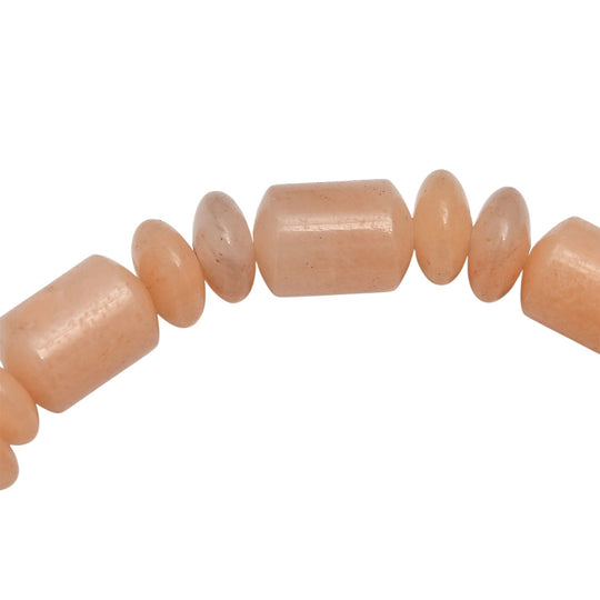 Pfirsich Aventurin Armband Flexibel cm ca. 120.00 ct