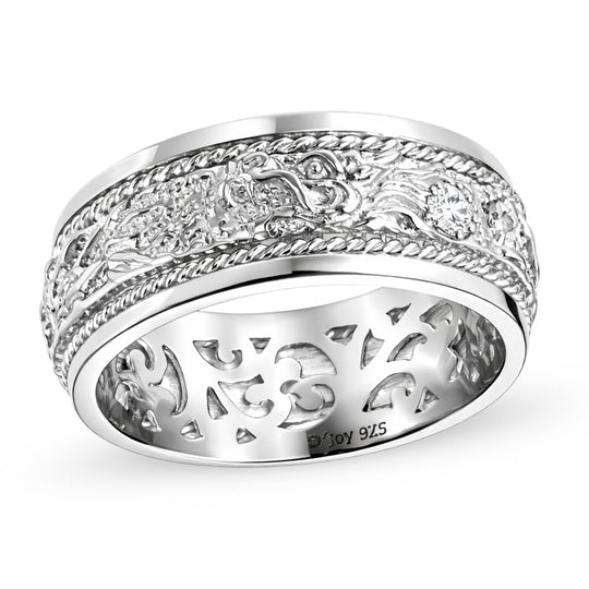 D'Joy 925 Silber Ring (Größe 21.00) ca. 7,75g