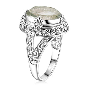 D'Joy AA Citrin (16x12mm) Ring 925 Silber (Größe 20.00) ca. 8.48 ct