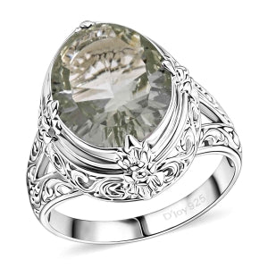 D'Joy AA Citrin (16x12mm) Ring 925 Silber (Größe 20.00) ca. 8.48 ct
