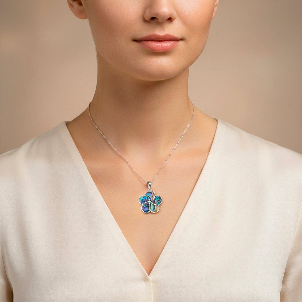 D'Joy Royal Bali Abalone Muschel Anhänger 925 Silber