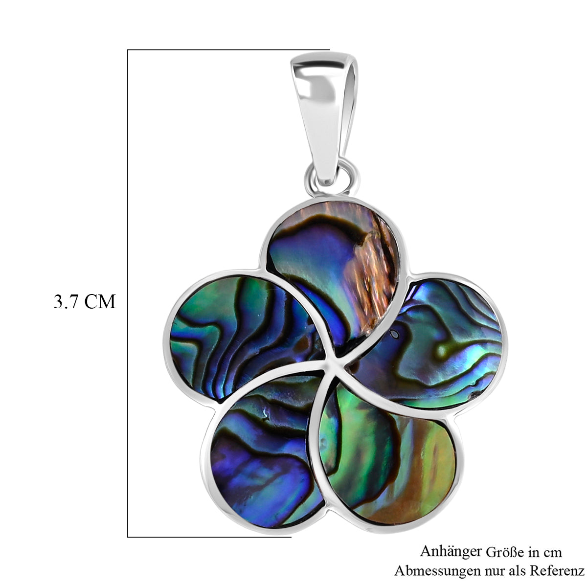 D'Joy Royal Bali Abalone Muschel Anhänger 925 Silber