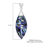 Abalone Muschel Anhänger 925 Silber ca.