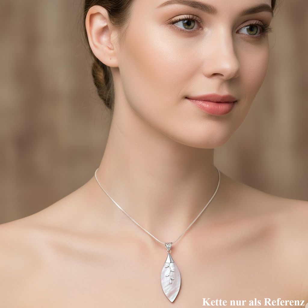 Royal Bali - Perlmutt Anhänger, 925 Silber