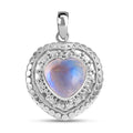 D'Joy Royal Bali Premium Regenbogen Mondstein Anhänger - 6,88 ct.