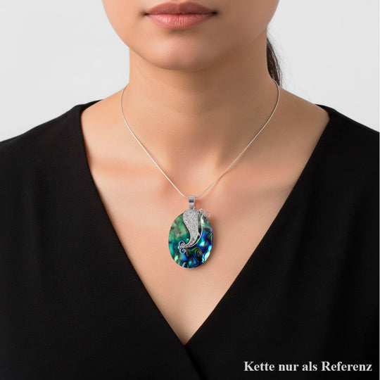 Abalone Muschel Anhänger 925 Silber ca.