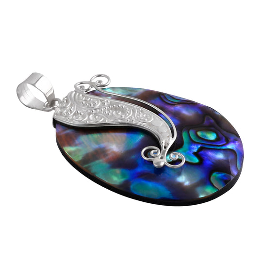 Abalone Muschel Anhänger 925 Silber ca.