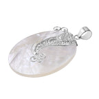 Perlmutt Anhänger 925 Silber Standard