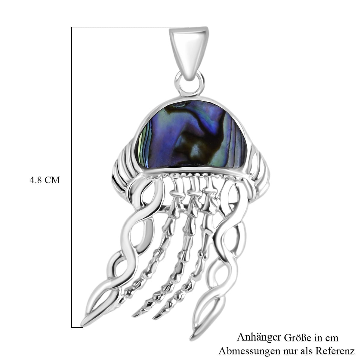 D'Joy Royal Bali - Abalone Muschel Anhänger 925 Silber
