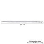 LUXURIANT DIAMOND - Lab Grown Diamant SI-GH Armband ca. 18.5 cm 925 Silber rhodiniert (7-8 Werktage Lieferzeit) ca. 4.00 ct