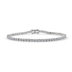 D'Joy Lab Grown Diamant SI-GH Armband ca. 18.5 cm 925 Silber Rhodiniert ca. 4,00 ct.