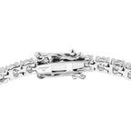 D'Joy Lab Grown Diamant SI-GH Armband ca. 18.5 cm 925 Silber Rhodiniert ca. 4,00 ct.