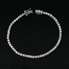 D'Joy Lab Grown Diamant SI-GH Armband ca. 20 cm 925 Silber Rhodiniert ca. 4.00 ct