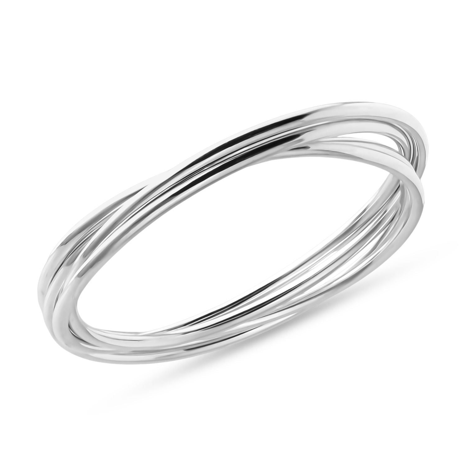 Royal Bali - 925 Silber Armreif ca. 19 cm ca. 43.76g, hochglanzpoliert