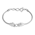 Royal Bali D'Joy 20cm Panther-Armband in 925 Silber