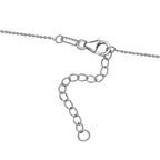 D'Joy AA Blauer Zirkon Halskette ca. 45 cm 925 Silber rhodiniert ca. 4.07 ct