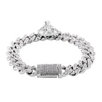 Weißer Kristall Armband ca. 19 cm