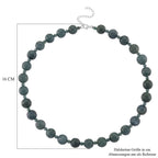 D'Joy EXTREM SELTEN - Natürlicher Olmek Jadeit Halskette, ca. 45 cm + 5cm Extender, 925 Silber rhodiniert ca. 400.00 ct