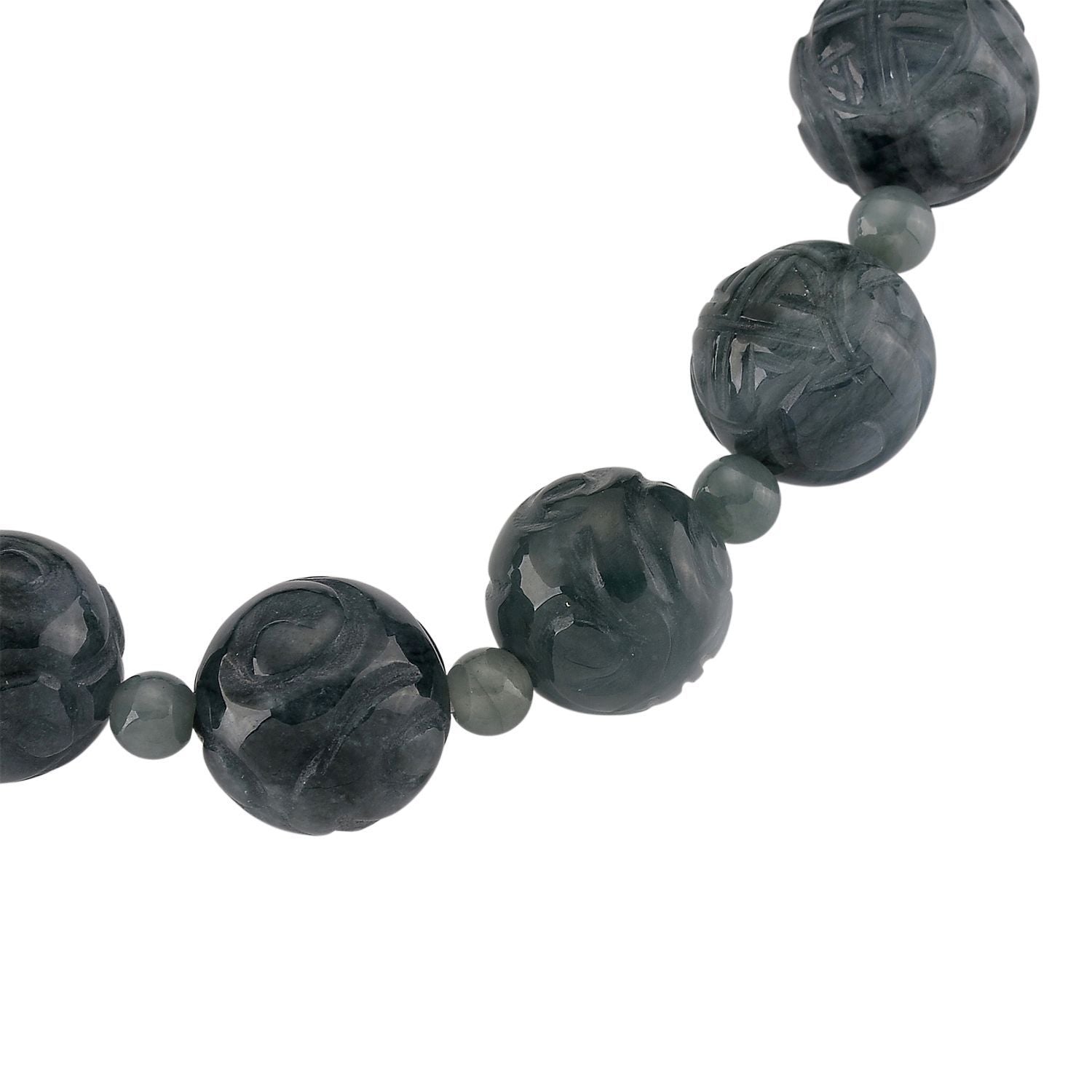 Natürlicher Olmek Jadeit Armband, flexibel (ca. 18 - 19 cm), ca. 180.00 ct