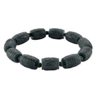 EXTREM SELTEN - Natürlicher Olmek Jadeit Armband, flexibel (ca. 18-19 cm), ca. 210.00 ct