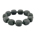 Natürlicher Olmek Jadeit Armband, flexibel (ca. 18 - 19 cm), ca. 300.00 ct