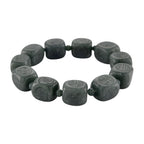 Natürlicher Olmek Jadeit Armband, flexibel (ca. 18 - 19 cm), ca. 300.00 ct