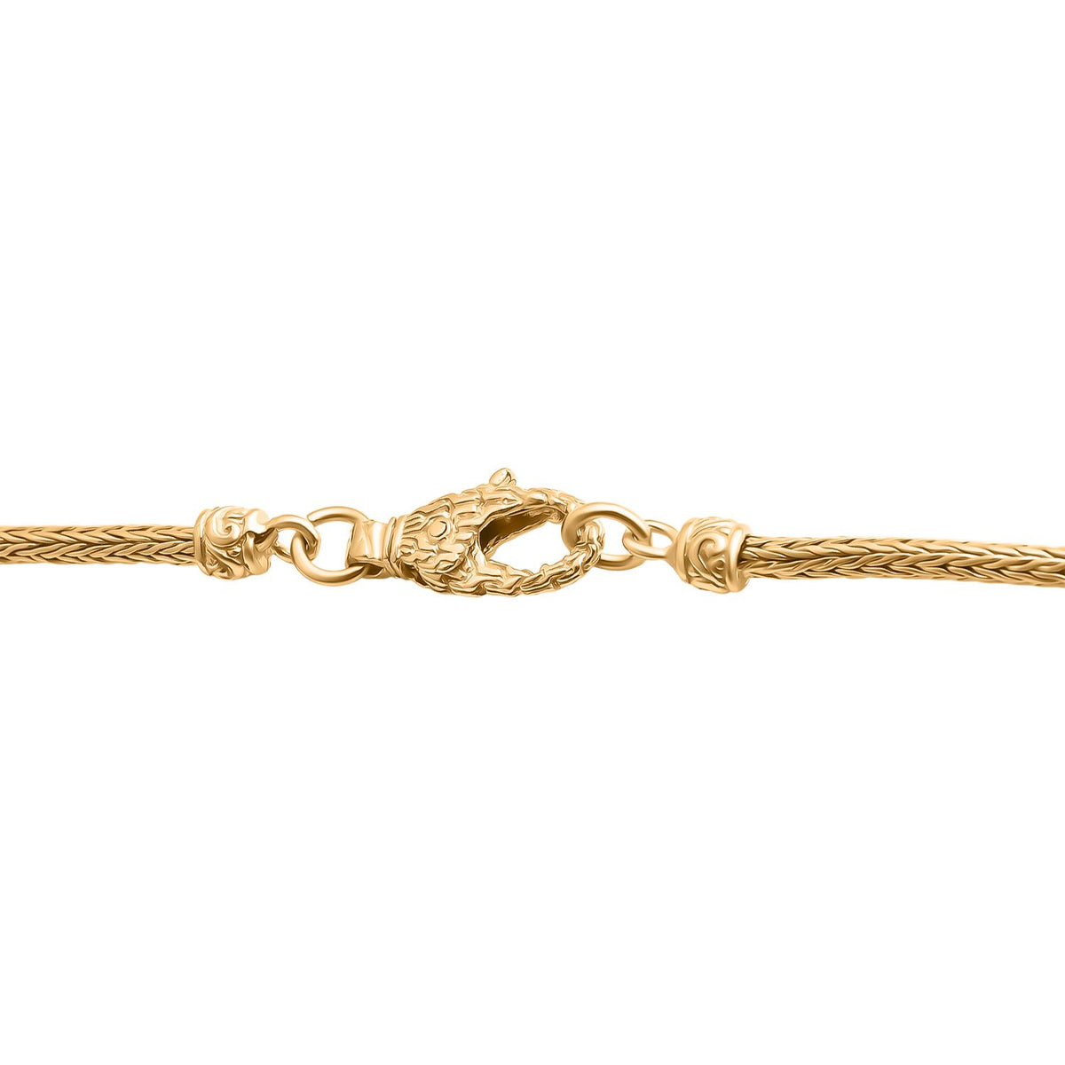 Royal Bali - DJoy AAA Goldene Südsee Perle (11-12 mm) Halskette ca. 45 cm, 925 Silber, Gold Vermeil 10.38 ct