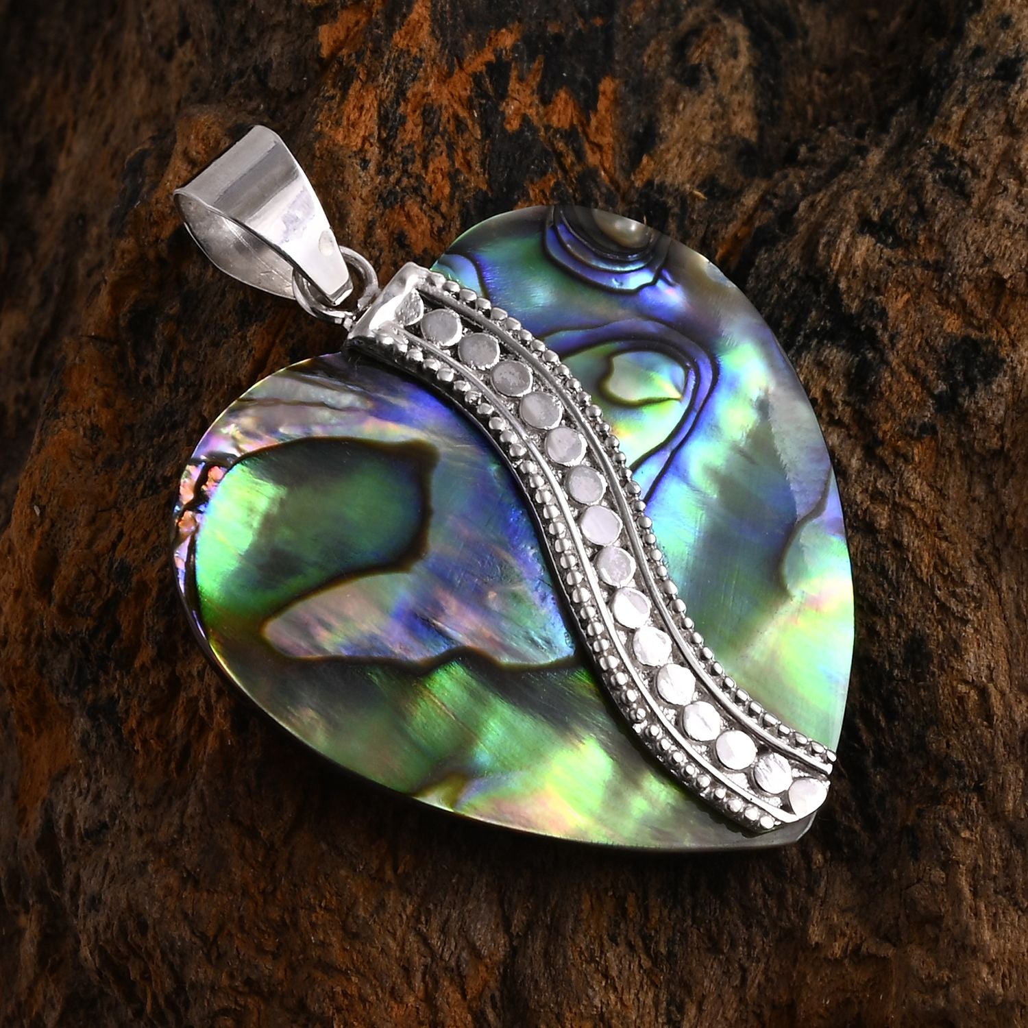 Royal Bali - Abalone Muschel Anhänger 925 Silber ca.
