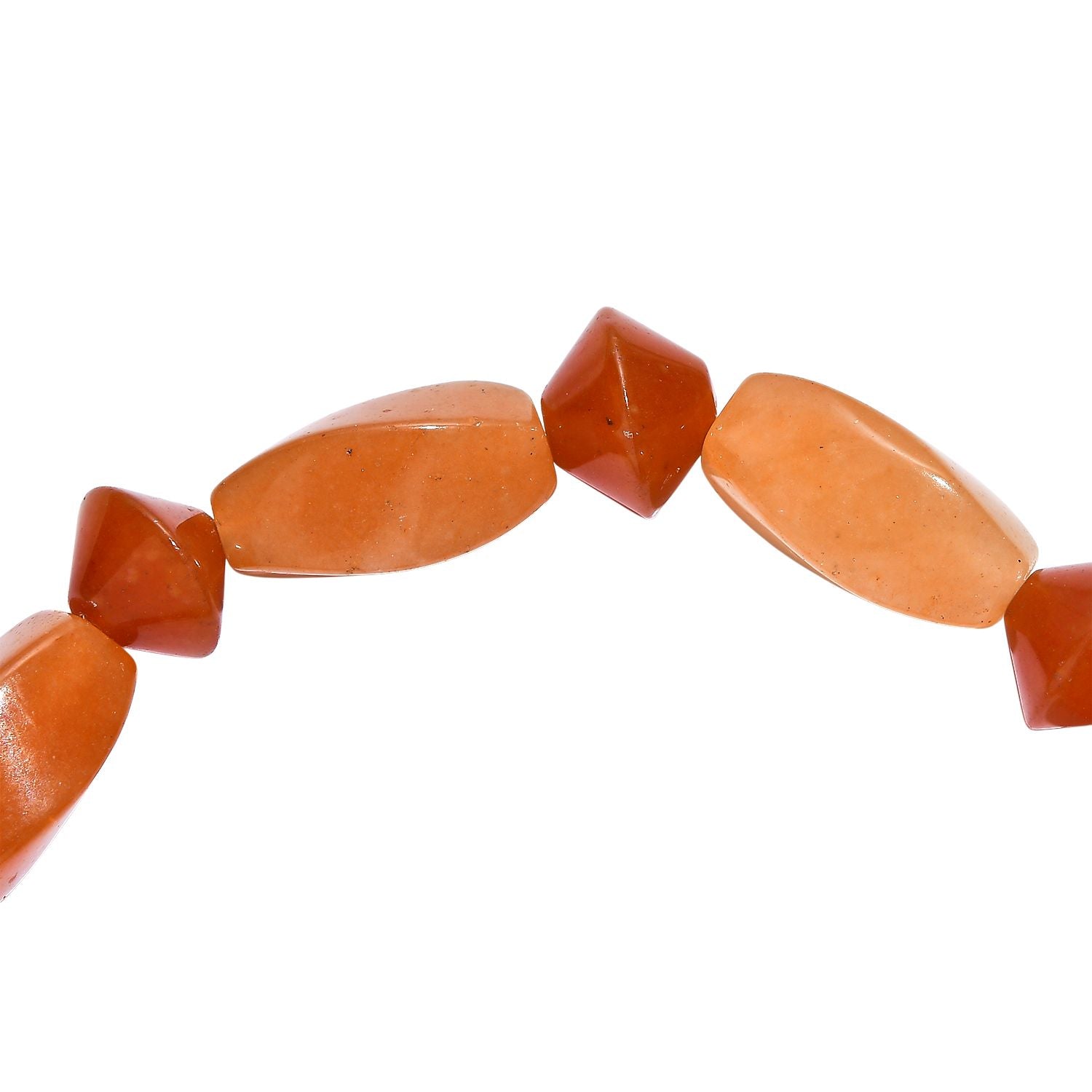 Rotes Aventurin Armband Flexibel (18 cm), ca. 100.00 ct