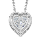RADIANTA GRA zertifiziert Moissanit (D-VVS) Halskette ca. 45 cm 925 Silber rhodiniert ca. 3.74 ct