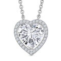 RADIANTA GRA zertifiziert Moissanit (D-VVS) Halskette ca. 45 cm 925 Silber rhodiniert ca. 3.74 ct