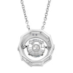 RADIANTA GRA zertifiziert Moissanit (D-VVS) Halskette ca. 45 cm 925 Silber rhodiniert ca. 1.88 ct