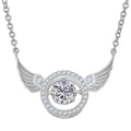RADIANTA GRA zertifiziert Moissanit (D-VVS) Halskette ca. 45 cm 925 Silber rhodiniert ca. 1.09 ct